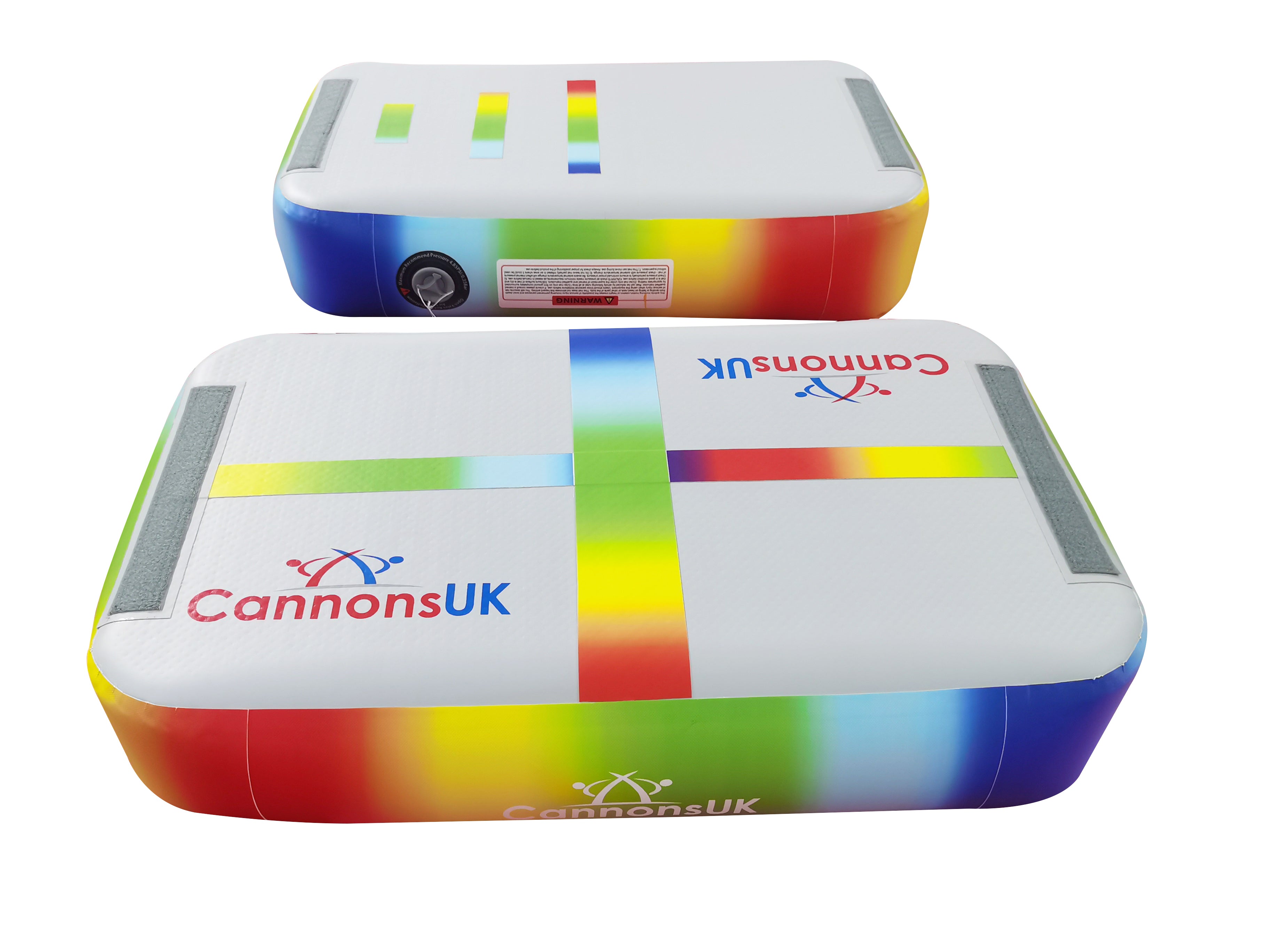 Cannons UK Air Track Pro Rainbow Air Block A GRADE BARGAIN CORNER 2047 - Cannons UK