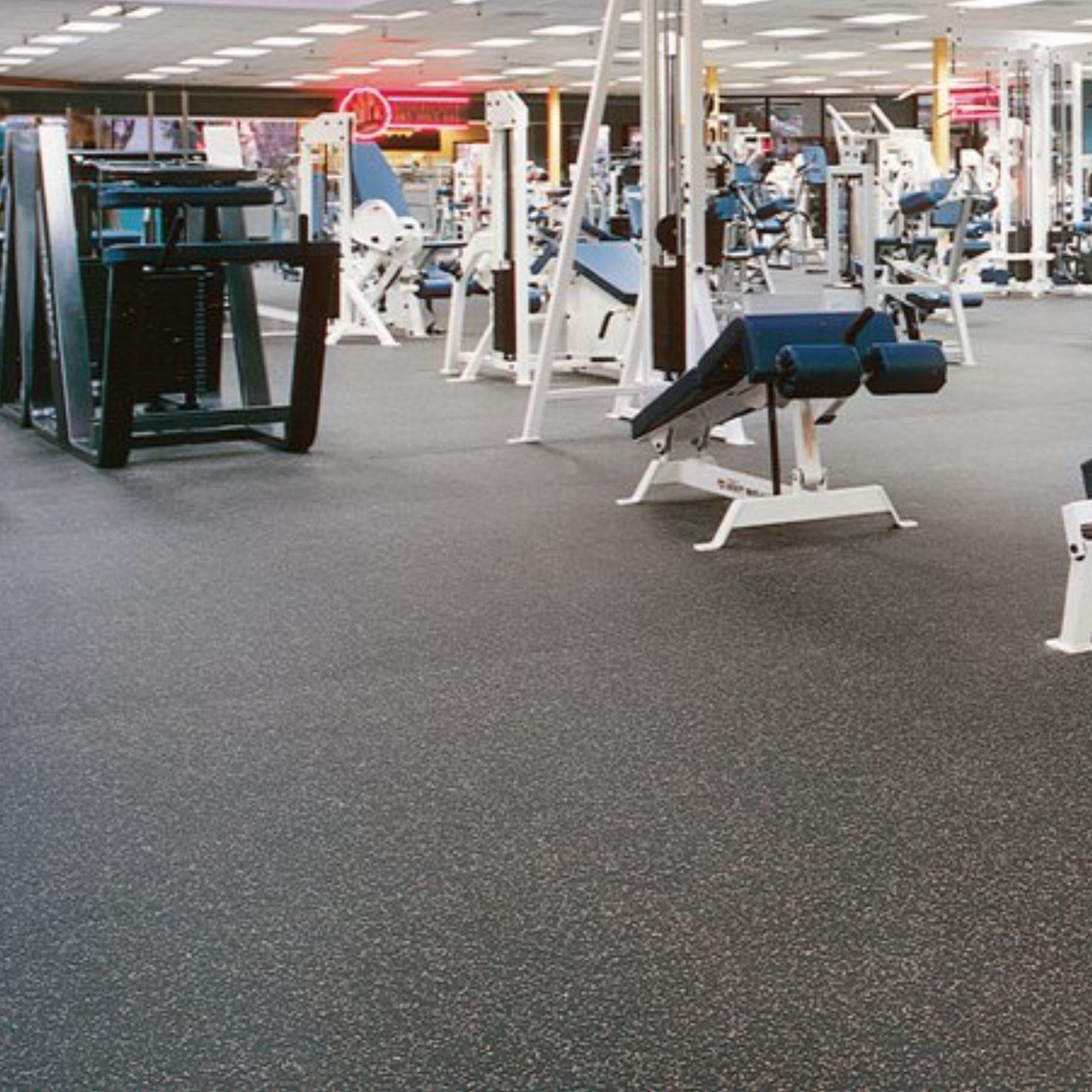 Roll out discount rubber gym flooring